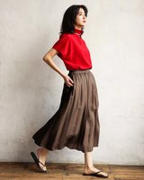 【ドゥクラッセ/DoCLASSE】のエアリーシアー・フレアスカート 大人の最旬トレンドファッション＆コーディネート founy(ファウニー) ファッション Fashion レディースファッション Fashion for Women スカート Skirts Aライン・フレアスカート A-Line & Flared Skirts 新作・新入荷 New Arrivals / New In シアー Sheer, See-Through フレア Flare, Flared ポケット Pocket, Pocket Detail ロング Long, Long-Length |ID:prp329100004993249