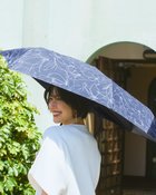 【ドゥクラッセ/DoCLASSE】のパーフェクトシェード100・自動開閉折り畳み傘 大人の最旬トレンドファッション＆コーディネート founy(ファウニー) ファッション Fashion レディースファッション Fashion for Women レイングッズ・傘・晴雨兼用傘 Umbrellas & Rain Gear コーティング Coating, Coated Finish 傘 Umbrella, Parasol 巾着 Drawstring Bag, Kinchaku ブロック Block, Solid Block Pattern プレミアム Premium, High-End 日傘 Parasol, UV Umbrella 新作・新入荷 New Arrivals / New In thumbnail ブルー&times;ホワイト|ID: prp329100004993255 ipo3291000000037396706