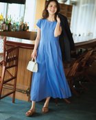 【ドゥクラッセ/DoCLASSE】のコットンローン・フィット&フレアワンピース 大人の最旬トレンドファッション＆コーディネート founy(ファウニー) ファッション Fashion レディースファッション Fashion for Women ワンピース Dresses 新作・新入荷 New Arrivals / New In キャップ Cap, Baseball Cap スリーブ Sleeve, Long Sleeve / Short Sleeve フィット Fit, Slim Fit フレア Flare, Flared thumbnail ブルー|ID: prp329100004993257 ipo3291000000037396712