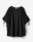 【ドゥクラッセ/DoCLASSE】のUVスラブ・ショルダードロストトップス 大人の最旬トレンドファッション＆コーディネート founy(ファウニー) ファッション Fashion レディースファッション Fashion for Women トップス・カットソー Cut & Sew Tops シャツ・ブラウス・オフィスカジュアル Elegant Blouses & Button-Ups 新作・新入荷 New Arrivals / New In エレガント 上品 Elegant カットソー Cut and Sewn Top ギャザー Gathered, Ruffled フォルム Silhouette, Form モダン Modern, Contemporary 夏 Summer 旅行 Travel thumbnail ブラック|ID: prp329100004993267 ipo3291000000037396764