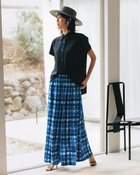 【ドゥクラッセ/DoCLASSE】のUVスラブ・スーパーワイドパンツ 大人の最旬トレンドファッション＆コーディネート founy(ファウニー) ファッション Fashion レディースファッション Fashion for Women パンツ Pants & Trousers 新作・新入荷 New Arrivals / New In おすすめ Recommended / Our Picks カットソー Cut and Sewn Top フェミニン Feminine, Girly ロング Long, Long-Length ワイド Wide, Wide Fit 今夏 This Summer 夏 Summer 旅行 Travel thumbnail チェック|ID: prp329100004993270 ipo3291000000037396777