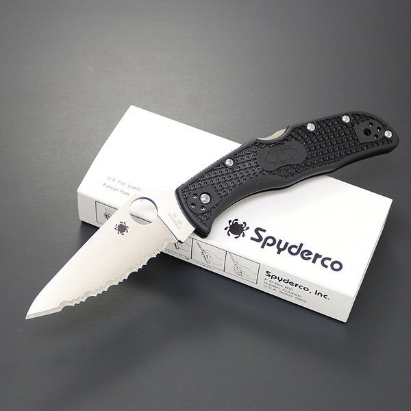 【スパイダルコ/Spyderco / GOODS】のエンデラ VG-10 ブラック 波刃 インテリア・キッズ・メンズ・レディースファッション・服の通販 founy(ファニー) https://founy.com/ アウトドア Outdoor ガラス Glass ブレード Blade ポケット Pocket ポーチ Pouch 軽量 Lightweight ホーム・キャンプ・アウトドア・お取り寄せ Home,Garden,Outdoor,Camping Gear キャンプ用品・アウトドア
 Camping Gear & Outdoor Supplies ナイフ 斧 Knife, Axe |ID: prp329100001684638 ipo3291000000020040986