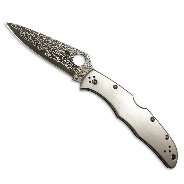 【スパイダルコ/Spyderco / GOODS】のエンデューラ4 ダマスカス チタンハンドル 直刃 人気、トレンドファッション・服の通販 founy(ファニー) 　アウトドア　Outdoor　ブレード　Blade　日本製　Made In Japan　ホーム・キャンプ・アウトドア・お取り寄せ　Home,Garden,Outdoor,Camping Gear　キャンプ用品・アウトドア
　Camping Gear & Outdoor Supplies　ナイフ 斧　Knife, Axe　 other-1|ID: prp329100003921718 ipo3291000000026279963