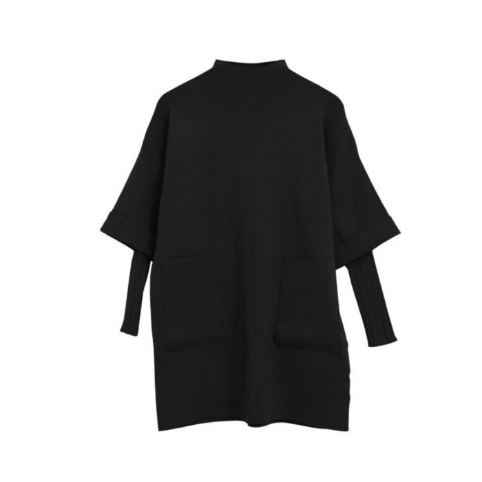 【アクアガレージ/aquagarage】のレイヤード風ニットチュニック インテリア・キッズ・メンズ・レディースファッション・服の通販 founy(ファニー) https://founy.com/ ファッション Fashion レディースファッション Fashion for Women トップス・カットソー Cut & Sew Tops ニット Knit Tops & Sweaters 送料無料 Free Shipping セーター Sweater, Knitwear チュニック Tunic, Long Top プチプライス・低価格 Affordable / Budget Price リブニット Rib Knit, Ribbed Knit 長袖 Long Sleeve, Full Sleeve |ID: prp329100003784926 ipo3291000000024906677