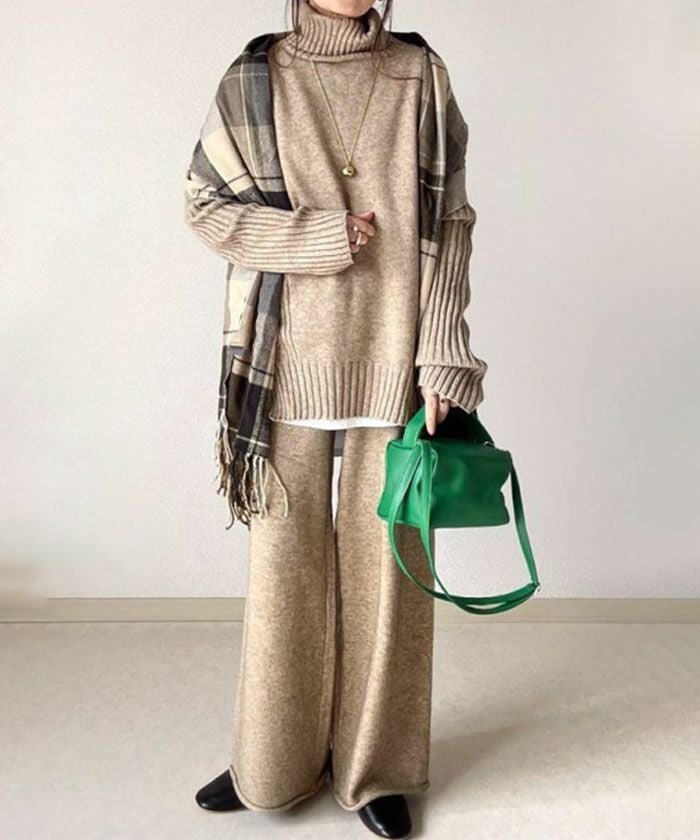 【アクアガレージ/aquagarage】のタートルネックニットアップ インテリア・キッズ・メンズ・レディースファッション・服の通販 founy(ファニー) https://founy.com/ ファッション Fashion レディースファッション Fashion for Women トップス・カットソー Cut & Sew Tops ニット Knit Tops & Sweaters タートルネック・ハイネックトップス Turtlenecks & High-Neck Tops セットアップ Matching Sets レディーストップス・ブラウス Tops & Blouses / Assorted Women's Tops 送料無料 Free Shipping セーター Sweater, Knitwear プチプライス・低価格 Affordable / Budget Price |ID: prp329100003784930 ipo3291000000035836172