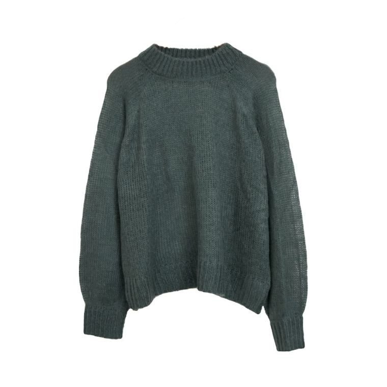 【アクアガレージ/aquagarage】の【最終値下げ価格】透かし編みゆるニットトップス インテリア・キッズ・メンズ・レディースファッション・服の通販 founy(ファニー) 　ファッション　Fashion　レディースファッション　Fashion for Women　トップス・カットソー　Cut & Sew Tops　ニット　Knit Tops & Sweaters　セーター　Sweater, Knitwear　トレンド　Trend, Trending Now　プチプライス・低価格　Affordable / Budget Price　透かし　Cut-Out, Lacework　モスグリーン|ID: prp329100003784932 ipo3291000000033317480