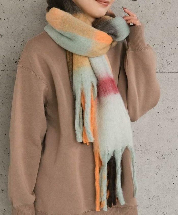 【アクアガレージ/aquagarage】の【最終値下げ価格】太フリンジチェック柄マフラー インテリア・キッズ・メンズ・レディースファッション・服の通販 founy(ファニー) https://founy.com/ ファッション Fashion レディースファッション Fashion for Women アウター Coat / Outerwear Collection ストール Soft & Warm Scarves マフラー・スヌード / 冬小物の定番 Scarves & Mufflers ストール Stole, Wrap チェック Check, Plaid, Tartan フリンジ Fringe, Tassel プチプライス・低価格 Affordable / Budget Price マフラー Scarf, Muffler |ID: prp329100003784948 ipo3291000000035647196