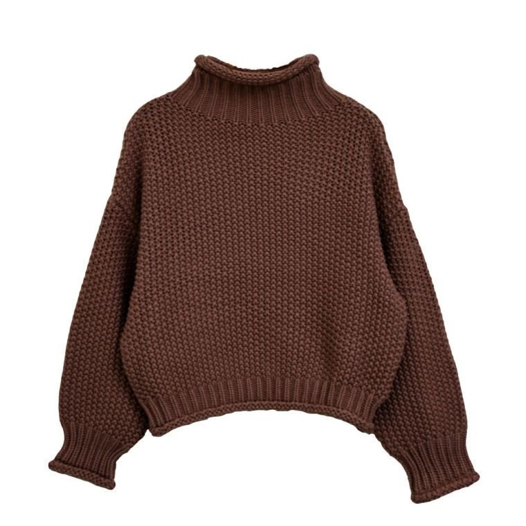 【アクアガレージ/aquagarage】の【最終値下げ価格】ハイネックチャンキーニット インテリア・キッズ・メンズ・レディースファッション・服の通販 founy(ファニー) 　ファッション　Fashion　レディースファッション　Fashion for Women　トップス・カットソー　Cut & Sew Tops　ニット　Knit Tops & Sweaters　ショルダー　Shoulder, Shoulder Strap　セーター　Sweater, Knitwear　ドロップ　Drop Shoulder, Dropped Style　プチプライス・低価格　Affordable / Budget Price　ブラウン|ID: prp329100003784955 ipo3291000000033317611