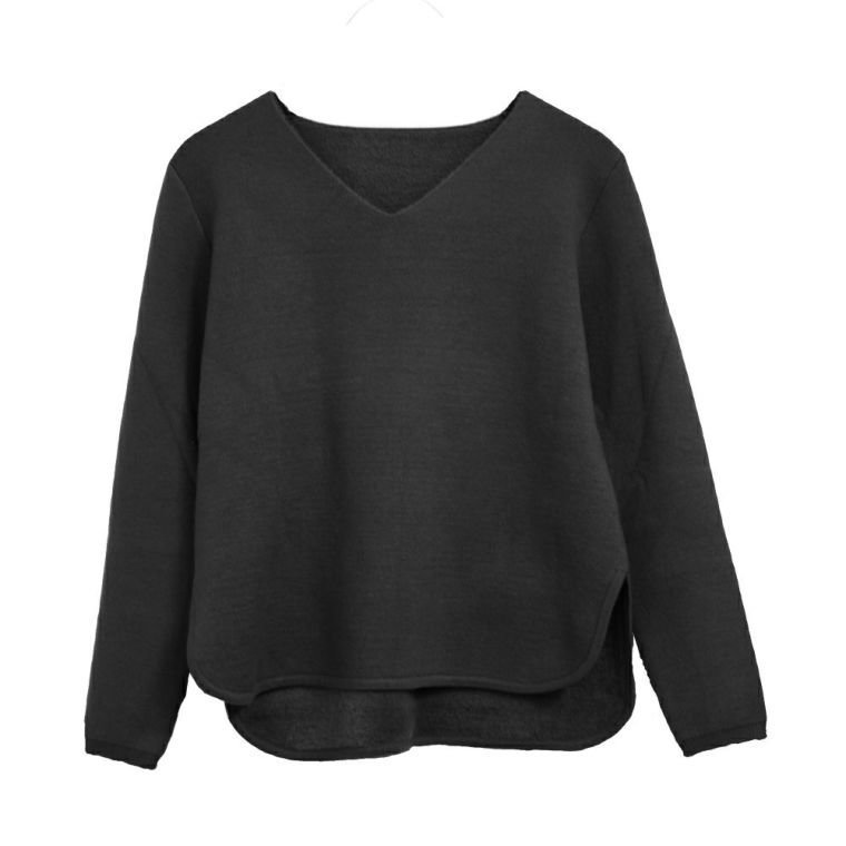 【アクアガレージ/aquagarage】の【最終値下げ価格】Vネック裏ファーニットトップス インテリア・キッズ・メンズ・レディースファッション・服の通販 founy(ファニー) 　ファッション　Fashion　レディースファッション　Fashion for Women　トップス・カットソー　Cut & Sew Tops　ニット　Knit Tops & Sweaters　Vネックトップス　V-Neck Tops / V-Cut Neckline Shirts　シンプル　Simple, Minimal　セーター　Sweater, Knitwear　プチプライス・低価格　Affordable / Budget Price　冬　Winter / This Winter　ブラック|ID: prp329100003784981 ipo3291000000033317679