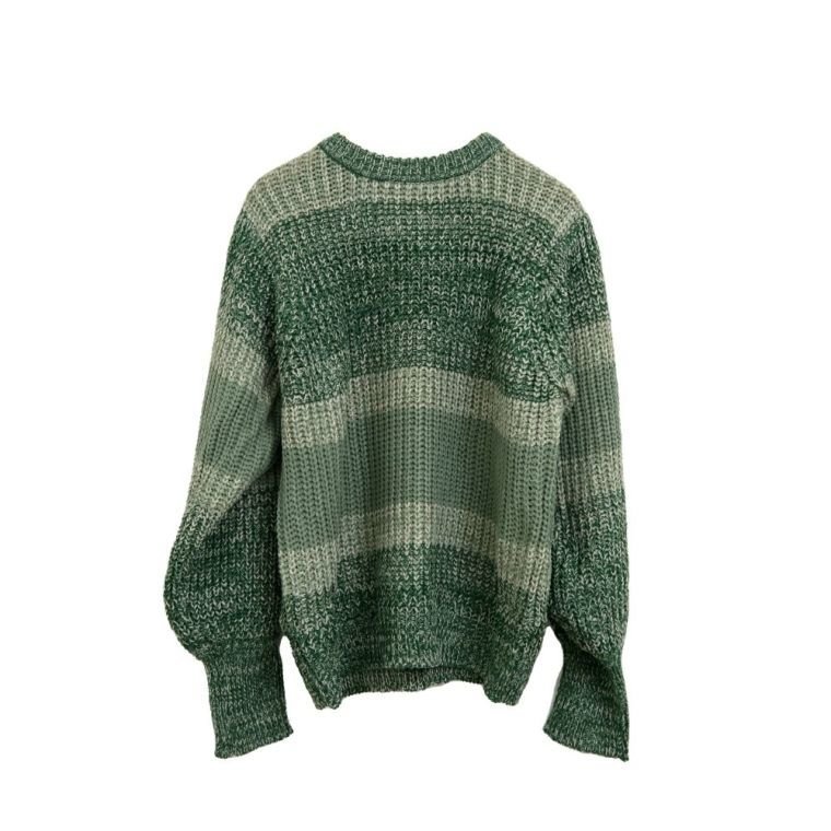 【アクアガレージ/aquagarage】の【最終値下げ価格】マルチボーダーニット インテリア・キッズ・メンズ・レディースファッション・服の通販 founy(ファニー) 　ファッション　Fashion　レディースファッション　Fashion for Women　トップス・カットソー　Cut & Sew Tops　ニット　Knit Tops & Sweaters　スリーブ　Sleeve, Long Sleeve / Short Sleeve　セーター　Sweater, Knitwear　プチプライス・低価格　Affordable / Budget Price　グリーン|ID: prp329100003785002 ipo3291000000033317698
