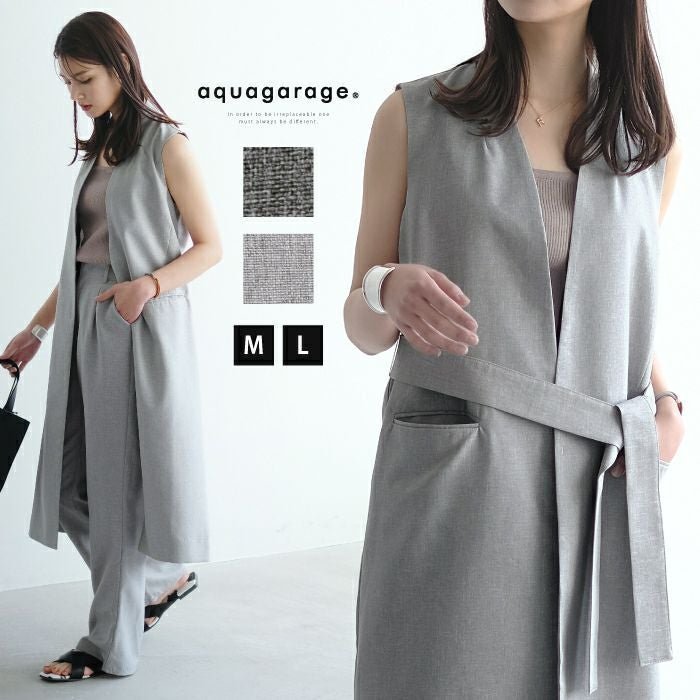 【アクアガレージ/aquagarage】のロングジレ 人気、トレンドファッション・服の通販 founy(ファニー) 　ファッション　Fashion　レディースファッション　Fashion for Women　アウター　Coat / Outerwear Collection　レディースジャケット・軽アウター　Jackets　送料無料　Free Shipping　ジャケット　Jacket, Outerwear　プチプライス・低価格　Affordable / Budget Price　 other-1|ID: prp329100003785015 ipo3291000000036047231