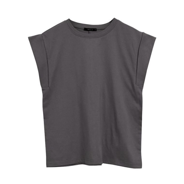 【アクアガレージ/aquagarage】のフレンチスリーブカットソー インテリア・キッズ・メンズ・レディースファッション・服の通販 founy(ファニー) 　ファッション　Fashion　レディースファッション　Fashion for Women　トップス・カットソー　Cut & Sew Tops　シャツ・ブラウス・オフィスカジュアル　Elegant Blouses & Button-Ups　ロングTシャツ・Tシャツ　Longline T-Shirts & Tees　カットソー・ベーシックTシャツ　Cut-and-Sewn Tops / Stretch Tees & Basics　送料無料　Free Shipping　カットソー　Cut and Sewn Top　スリーブ　Sleeve, Long Sleeve / Short Sleeve　バランス　Balance, Style Balance　フレンチ　French, French Style　プチプライス・低価格　Affordable / Budget Price　チャコールグレー|ID: prp329100003785040 ipo3291000000024907107