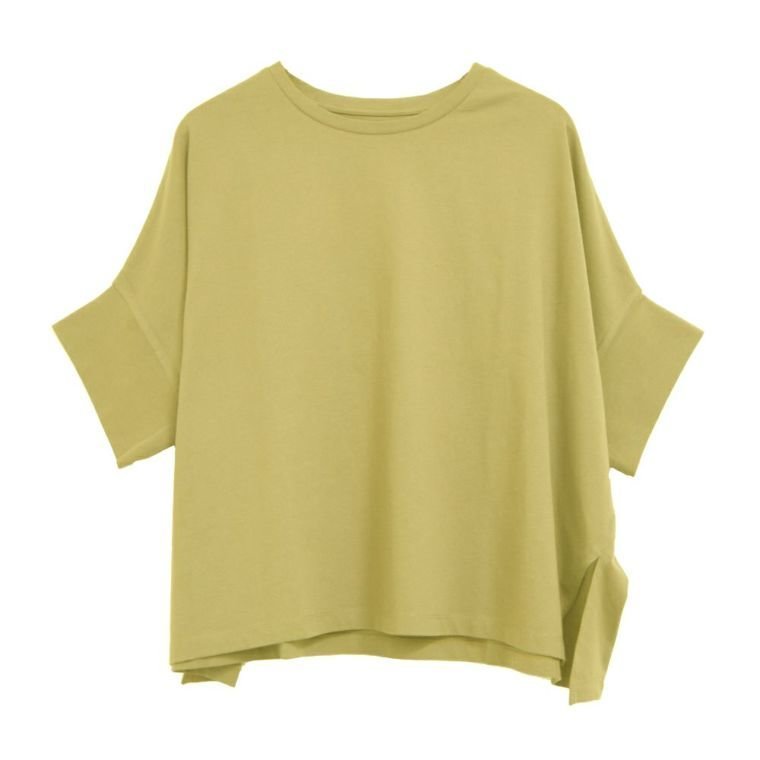 【アクアガレージ/aquagarage】のビックシルエットカットソー インテリア・キッズ・メンズ・レディースファッション・服の通販 founy(ファニー) 　ファッション　Fashion　レディースファッション　Fashion for Women　トップス・カットソー　Cut & Sew Tops　シャツ・ブラウス・オフィスカジュアル　Elegant Blouses & Button-Ups　ロングTシャツ・Tシャツ　Longline T-Shirts & Tees　カットソー・ベーシックTシャツ　Cut-and-Sewn Tops / Stretch Tees & Basics　送料無料　Free Shipping　カットソー　Cut and Sewn Top　シンプル　Simple, Minimal　プチプライス・低価格　Affordable / Budget Price　ダルイエロー|ID: prp329100003785066 ipo3291000000026247214