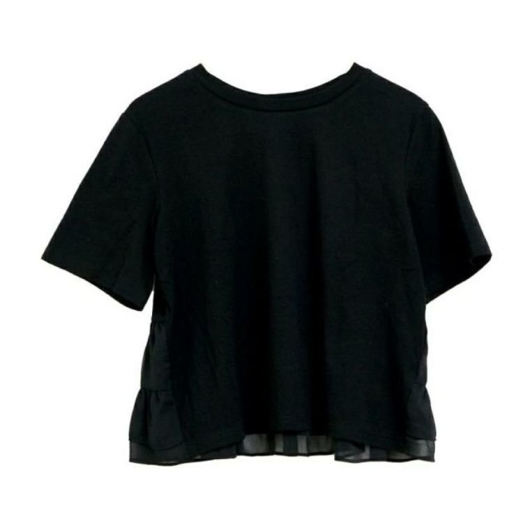 【アクアガレージ/aquagarage】のバックフリルTシャツ 人気、トレンドファッション・服の通販 founy(ファニー) 　ファッション　Fashion　レディースファッション　Fashion for Women　トップス・カットソー　Cut & Sew Tops　シャツ・ブラウス・オフィスカジュアル　Elegant Blouses & Button-Ups　ロングTシャツ・Tシャツ　Longline T-Shirts & Tees　カットソー・ベーシックTシャツ　Cut-and-Sewn Tops / Stretch Tees & Basics　送料無料　Free Shipping　カットソー　Cut and Sewn Top　ギャザー　Gathered, Ruffled　フリル　Frill, Ruffle　プチプライス・低価格　Affordable / Budget Price　リラックス　Relax, Relaxed Fit　レース　Lace, Lace Fabric　 other-1|ID: prp329100003785079 ipo3291000000024907285