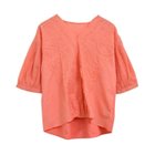 【アクアガレージ/aquagarage】のパンチングレースブラウス コーラル|ID: prp329100003785080 ipo3291000000024907292
