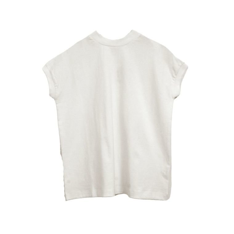 【アクアガレージ/aquagarage】のモックネックTシャツ インテリア・キッズ・メンズ・レディースファッション・服の通販 founy(ファニー) 　ファッション　Fashion　レディースファッション　Fashion for Women　トップス・カットソー　Cut & Sew Tops　シャツ・ブラウス・オフィスカジュアル　Elegant Blouses & Button-Ups　ロングTシャツ・Tシャツ　Longline T-Shirts & Tees　カットソー・ベーシックTシャツ　Cut-and-Sewn Tops / Stretch Tees & Basics　送料無料　Free Shipping　お家時間・ステイホーム　Stay Home / At Home　カットソー　Cut and Sewn Top　スリーブ　Sleeve, Long Sleeve / Short Sleeve　ハイネック　High Neck, Mock Neck　フィット　Fit, Slim Fit　フレンチ　French, French Style　プチプライス・低価格　Affordable / Budget Price　モックネック　Mock Neck, Short Turtleneck　ホワイト|ID: prp329100003785081 ipo3291000000024907295