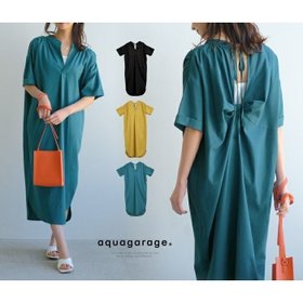 【アクアガレージ/aquagarage】のバックデザインワンピース 人気、トレンドファッション・服の通販 founy(ファニー) ファッション Fashion レディースファッション Fashion for Women ワンピース Dresses 送料無料 Free Shipping プチプライス・低価格 Affordable / Budget Price |ID:prp329100003785083