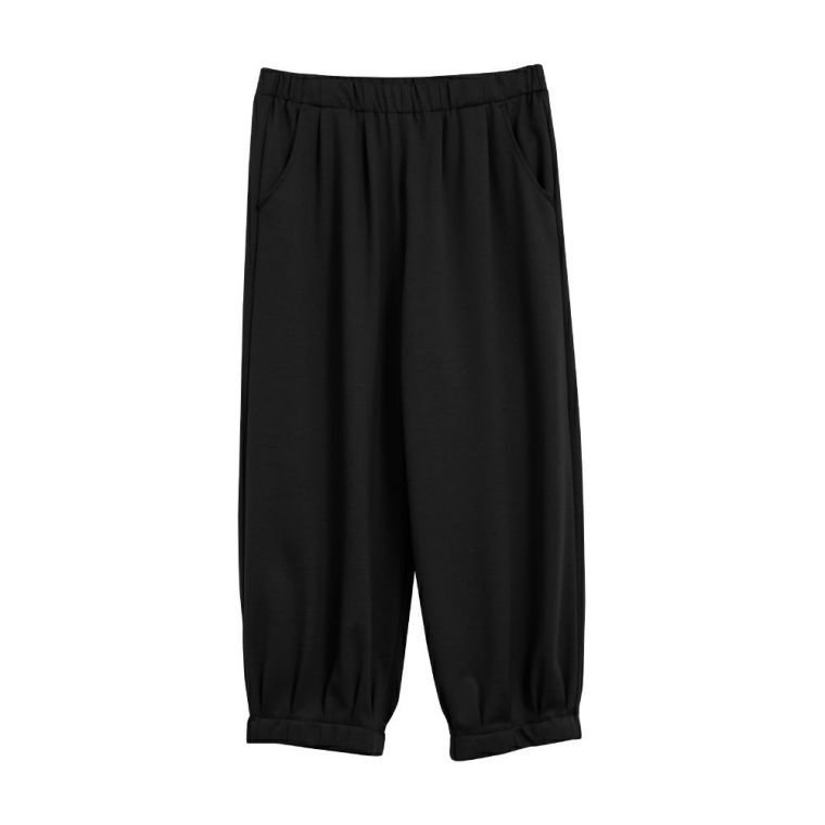 【アクアガレージ/aquagarage】のやわらかバルーンパンツ インテリア・キッズ・メンズ・レディースファッション・服の通販 founy(ファニー) 　ファッション　Fashion　レディースファッション　Fashion for Women　パンツ　Pants & Trousers　送料無料　Free Shipping　バルーン　Balloon, Balloon Silhouette　プチプライス・低価格　Affordable / Budget Price　楽ちん　Easy Fit, Comfortable　ブラック|ID: prp329100003785107 ipo3291000000024907404