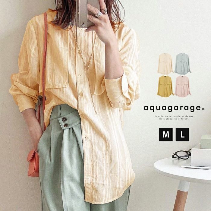 【アクアガレージ/aquagarage】の【最終値下げ価格】ケープカラーブラウス 人気、トレンドファッション・服の通販 founy(ファニー)  ファッション Fashion レディースファッション Fashion for Women トップス・カットソー Cut & Sew Tops シャツ・ブラウス・オフィスカジュアル Elegant Blouses & Button-Ups バランス Balance, Style Balance プチプライス・低価格 Affordable / Budget Price ヨーク Yoke, Yoke Design ヴィンテージ Vintage Style  other-1|ID: prp329100003785125 ipo3291000000034093463