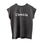 【アクアガレージ/aquagarage】のロゴ入りフレンチスリーブTシャツ チャコール|ID: prp329100003785154 ipo3291000000026269893