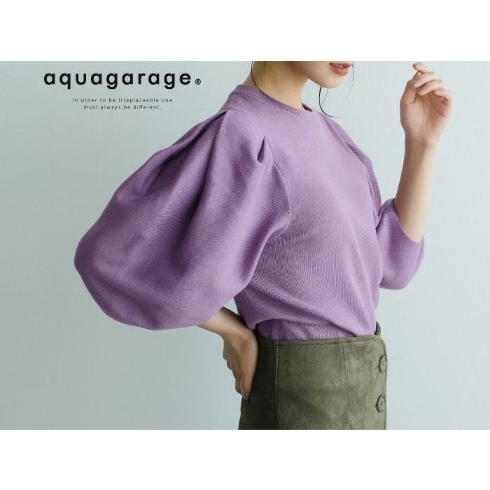 【アクアガレージ/aquagarage】の【最終値下げ価格】バルーンスリーブニット 人気、トレンドファッション・服の通販 founy(ファニー)  ファッション Fashion レディースファッション Fashion for Women トップス・カットソー Cut & Sew Tops ニット Knit Tops & Sweaters シンプル Simple, Minimal セーター Sweater, Knitwear プチプライス・低価格 Affordable / Budget Price  other-1|ID: prp329100003785166 ipo3291000000034105791
