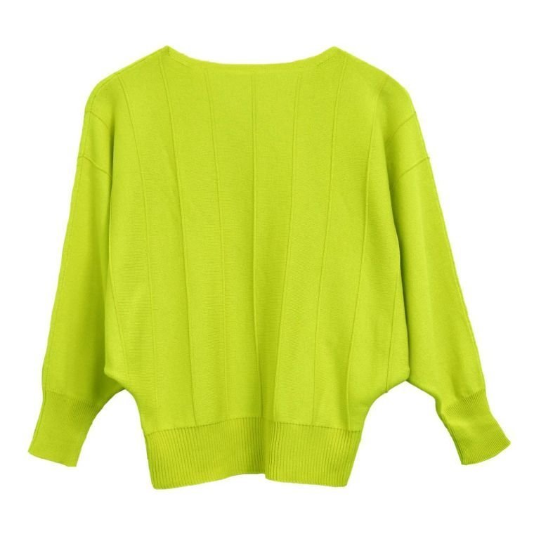 【アクアガレージ/aquagarage】のストライプドルマンニット インテリア・キッズ・メンズ・レディースファッション・服の通販 founy(ファニー) 　ファッション　Fashion　レディースファッション　Fashion for Women　トップス・カットソー　Cut & Sew Tops　ニット　Knit Tops & Sweaters　送料無料　Free Shipping　シンプル　Simple, Minimal　セーター　Sweater, Knitwear　プチプライス・低価格　Affordable / Budget Price　ライム|ID: prp329100003785185 ipo3291000000024907731