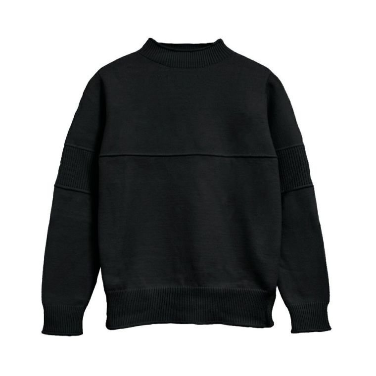 【アクアガレージ/aquagarage】のハイネック切り替えニット インテリア・キッズ・メンズ・レディースファッション・服の通販 founy(ファニー) 　ファッション　Fashion　レディースファッション　Fashion for Women　トップス・カットソー　Cut & Sew Tops　ニット　Knit Tops & Sweaters　セーター　Sweater, Knitwear　ハイネック　High Neck, Mock Neck　プチプライス・低価格　Affordable / Budget Price　ブラック|ID: prp329100003785194 ipo3291000000024907764