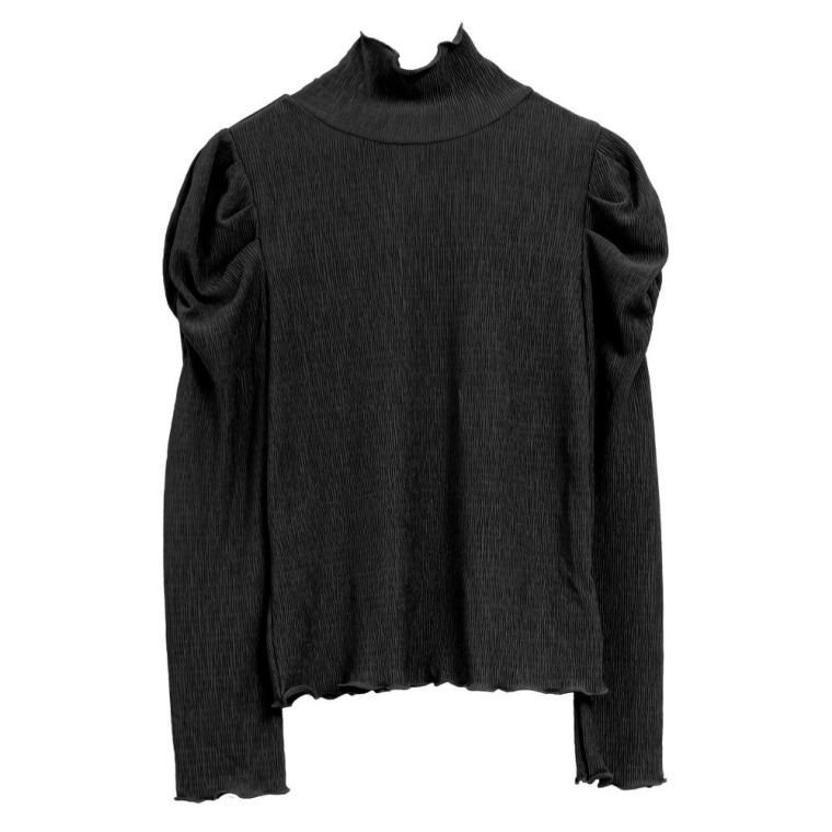 【アクアガレージ/aquagarage】のテレコリブパワショルトップス インテリア・キッズ・メンズ・レディースファッション・服の通販 founy(ファニー) 　ファッション　Fashion　レディースファッション　Fashion for Women　トップス・カットソー　Cut & Sew Tops　シャツ・ブラウス・オフィスカジュアル　Elegant Blouses & Button-Ups　ロングTシャツ・Tシャツ　Longline T-Shirts & Tees　カットソー・ベーシックTシャツ　Cut-and-Sewn Tops / Stretch Tees & Basics　送料無料　Free Shipping　カットソー　Cut and Sewn Top　シンプル　Simple, Minimal　フリル　Frill, Ruffle　プチプライス・低価格　Affordable / Budget Price　エレガント 上品　Elegant　クロ|ID: prp329100003785221 ipo3291000000024907887