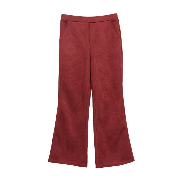 【アクアガレージ/aquagarage】の【最終値下げ価格】スエードポンチフレアパンツ インテリア・キッズ・メンズ・レディースファッション・服の通販 founy(ファニー) 　ファッション　Fashion　レディースファッション　Fashion for Women　パンツ　Pants & Trousers　フレア　Flare, Flared　プチプライス・低価格　Affordable / Budget Price　ポケット　Pocket, Pocket Detail　エレガント 上品　Elegant　楽ちん　Easy Fit, Comfortable　テラコッタ|ID: prp329100003785279 ipo3291000000033317116