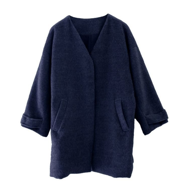 【アクアガレージ/aquagarage】の【最終値下げ価格】Vカラーショートシャギーコート インテリア・キッズ・メンズ・レディースファッション・服の通販 founy(ファニー) 　ファッション　Fashion　レディースファッション　Fashion for Women　アウター　Coat / Outerwear Collection　コート・ロングコート・ピーコート　Long Coats, Peacoats & More　プチプライス・低価格　Affordable / Budget Price　ディープネイビー|ID: prp329100003785310 ipo3291000000033317312