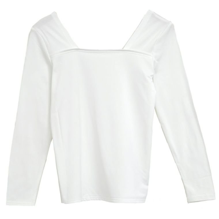 【アクアガレージ/aquagarage】のスクエアネック裏起毛インナー インテリア・キッズ・メンズ・レディースファッション・服の通販 founy(ファニー) ファッション Fashion レディースファッション Fashion for Women 送料無料 Free Shipping インナー Innerwear スクエア Square, Square Shape プチプライス・低価格 Affordable / Budget Price 冬 Winter / This Winter ホワイト|ID: prp329100003785318 ipo3291000000024908271