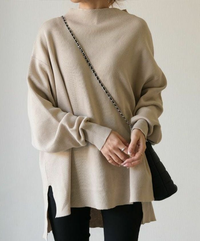 【アクアガレージ/aquagarage】の【最終値下げ価格】スウェットライクニットトップス インテリア・キッズ・メンズ・レディースファッション・服の通販 founy(ファニー) https://founy.com/ ファッション Fashion レディースファッション Fashion for Women トップス・カットソー Cut & Sew Tops ニット Knit Tops & Sweaters レディースパーカー・カジュアルフーディー Casual Hoodies & Sweatshirts スウェット・クルーネックトップス Sweatshirts & Crewnecks / Relaxed Fit Sweat Tops セーター Sweater, Knitwear プチプライス・低価格 Affordable / Budget Price ボトルネック Bottle Neck, Mock Neck リラックス Relax, Relaxed Fit |ID: prp329100003785321 ipo3291000000036277045