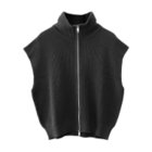 【アクアガレージ/aquagarage】の【最終値下げ価格】ハイネックジップニットベスト ブラック|ID: prp329100003785356 ipo3291000000033318510