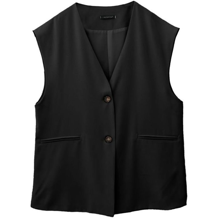 【アクアガレージ/aquagarage】のノーカラーベスト インテリア・キッズ・メンズ・レディースファッション・服の通販 founy(ファニー) https://founy.com/ ファッション Fashion レディースファッション Fashion for Women アウター Coat / Outerwear Collection レディースジャケット・軽アウター Jackets 送料無料 Free Shipping シンプル Simple, Minimal ジャケット Jacket, Outerwear プチプライス・低価格 Affordable / Budget Price ベスト Vest, Waistcoat |ID: prp329100003785370 ipo3291000000024908479