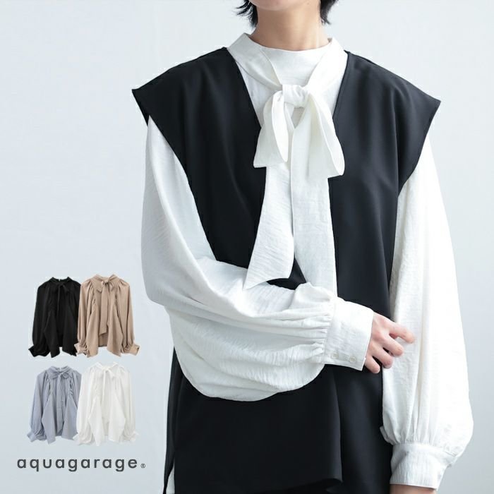 【アクアガレージ/aquagarage】のギャザースリーブボウタイブラウス 人気、トレンドファッション・服の通販 founy(ファニー) ファッション Fashion レディースファッション Fashion for Women トップス・カットソー Cut & Sew Tops シャツ・ブラウス・オフィスカジュアル Elegant Blouses & Button-Ups 送料無料 Free Shipping ギャザー Gathered, Ruffled プチプライス・低価格 Affordable / Budget Price リボン Ribbon, Bow other-1|ID: prp329100003785375 ipo3291000000034095091