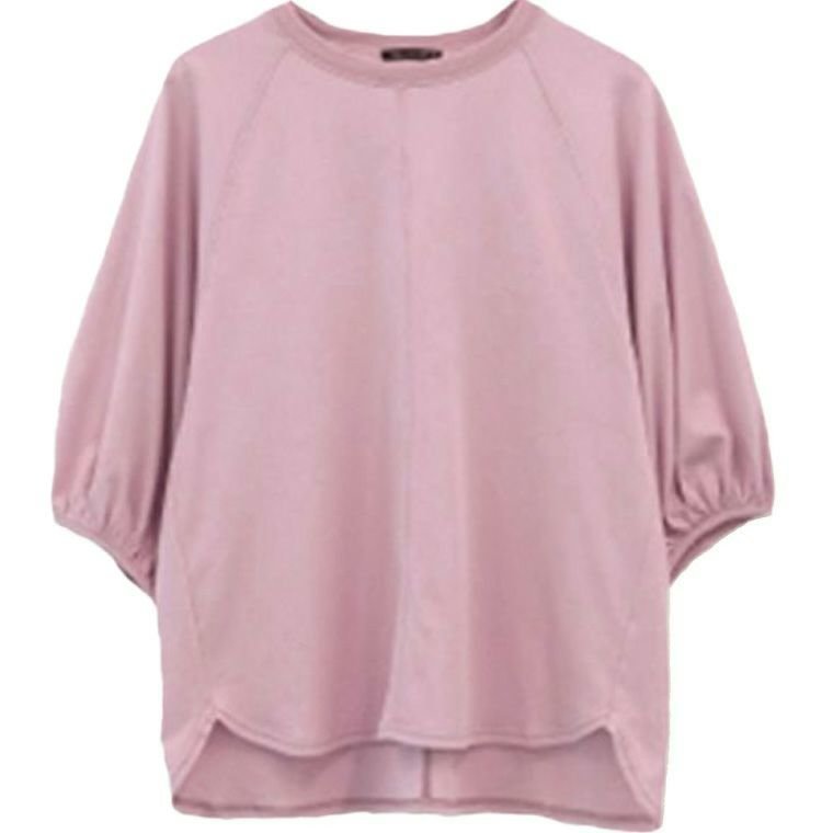 【アクアガレージ/aquagarage】のラグランカットソー インテリア・キッズ・メンズ・レディースファッション・服の通販 founy(ファニー) 　ファッション　Fashion　レディースファッション　Fashion for Women　トップス・カットソー　Cut & Sew Tops　シャツ・ブラウス・オフィスカジュアル　Elegant Blouses & Button-Ups　ロングTシャツ・Tシャツ　Longline T-Shirts & Tees　カットソー・ベーシックTシャツ　Cut-and-Sewn Tops / Stretch Tees & Basics　インナー　Innerwear　春　Spring　カットソー　Cut and Sewn Top　吸水　Absorbent, Quick-Dry　サロペット　Overalls, Salopette　スリーブ　Sleeve, Long Sleeve / Short Sleeve　デニム　Denim, Jeans Material　ベーシック　Basic, Essential　リラックス　Relax, Relaxed Fit　S/S・春夏　SS, Spring/Summer, Warm Season　送料無料　Free Shipping　プチプライス・低価格　Affordable / Budget Price　おすすめ　Recommended / Our Picks　夏　Summer　ピンク|ID: prp329100003785392 ipo3291000000032354113