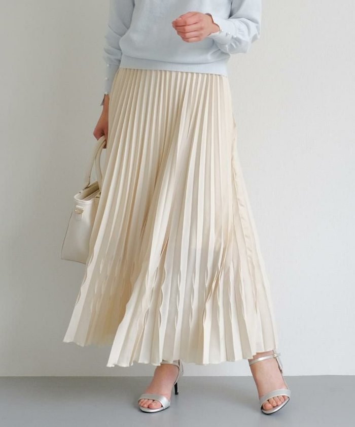 【アクアガレージ/aquagarage】の【最終値下げ価格】デントヘムプリーツロングスカートレディース 春 秋 インテリア・キッズ・メンズ・レディースファッション・服の通販 founy(ファニー) https://founy.com/ ファッション Fashion レディースファッション Fashion for Women スカート Skirts ロングスカート Long Skirts / Maxi & Midi Skirts プチプライス・低価格 Affordable / Budget Price プリーツ Pleats, Pleated マキシ Maxi, Full Length ロング Long, Long-Length 春 Spring 秋 Autumn |ID: prp329100003785400 ipo3291000000036307805