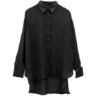 【アクアガレージ/aquagarage】の【最終値下げ価格】袖口スリットあきシアーシャツ クロ|ID: prp329100003785401 ipo3291000000033318632