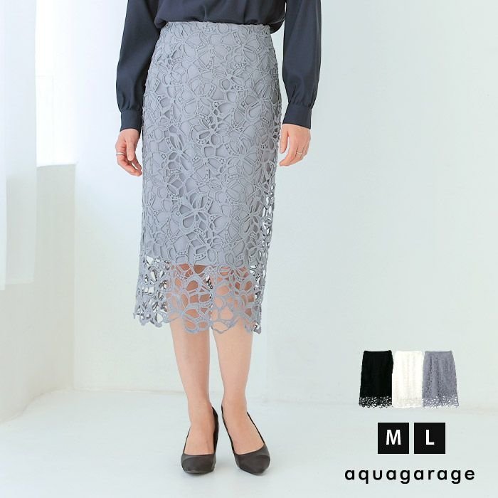 【アクアガレージ/aquagarage】の花柄レースタイトスカート 人気、トレンドファッション・服の通販 founy(ファニー) ファッション Fashion レディースファッション Fashion for Women スカート Skirts 送料無料 Free Shipping エレガント 上品 Elegant タイトスカート Pencil Skirt, Tight Skirt フィット Fit, Slim Fit フェミニン Feminine, Girly プチプライス・低価格 Affordable / Budget Price マキシ Maxi, Full Length レース Lace, Lace Fabric ロング Long, Long-Length 冬 Winter / This Winter 春 Spring 秋 Autumn other-1|ID: prp329100003785407 ipo3291000000034106339