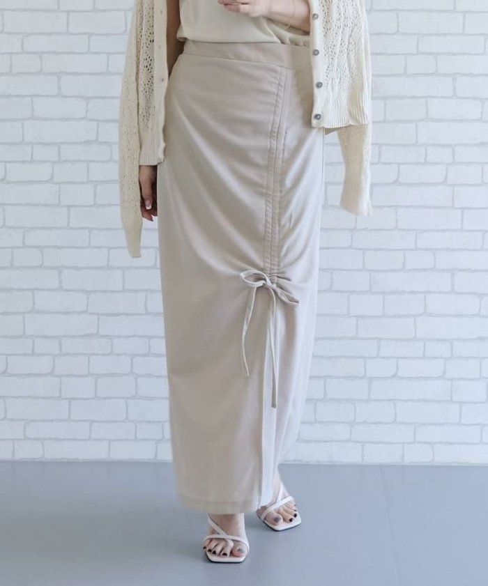 【アクアガレージ/aquagarage】の【最終値下げ価格】カットジョーゼットシャーリングナロースカート インテリア・キッズ・メンズ・レディースファッション・服の通販 founy(ファニー) https://founy.com/ ファッション Fashion レディースファッション Fashion for Women スカート Skirts ギャザー Gathered, Ruffled プチプライス・低価格 Affordable / Budget Price マキシ Maxi, Full Length ロング Long, Long-Length 夏 Summer 春 Spring 秋 Autumn |ID: prp329100003785424 ipo3291000000035647652