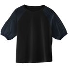 【アクアガレージ/aquagarage】のプリーツスリーブカットソー ブラック|ID: prp329100003785443 ipo3291000000024908793