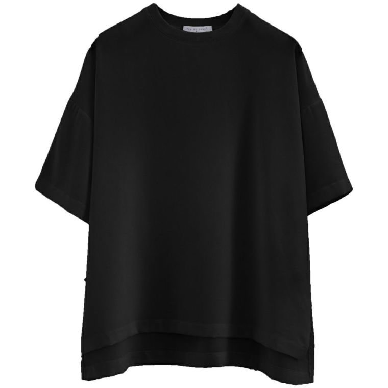 【アクアガレージ/aquagarage】のとろみTブラウス インテリア・キッズ・メンズ・レディースファッション・服の通販 founy(ファニー) 　ファッション　Fashion　レディースファッション　Fashion for Women　トップス・カットソー　Cut & Sew Tops　シャツ・ブラウス・オフィスカジュアル　Elegant Blouses & Button-Ups　送料無料　Free Shipping　とろみ　Fluid, Flowy Fabric　プチプライス・低価格　Affordable / Budget Price　ルーズ　Loose, Oversized　ブラック|ID: prp329100003785449 ipo3291000000024908819