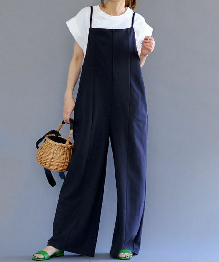 【アクアガレージ/aquagarage】のカットジョーゼットサロペット|ゆったり楽ちん美シルエット|体型カバーも叶う春夏秋の万能オールインワン インテリア・キッズ・メンズ・レディースファッション・服の通販 founy(ファニー) https://founy.com/ ファッション Fashion レディースファッション Fashion for Women ワンピース Dresses オールインワン・ワンピース Dresses and Jumpsuits サロペット&オールインワン Dungarees & Jumpsuit Styles 春 Spring 秋 Autumn ジョーゼット Georgette, Semi-Sheer Fabric スニーカー Sneakers, Trainers ノースリーブ Sleeveless, No-Sleeve ポケット Pocket, Pocket Detail リブニット Rib Knit, Ribbed Knit ロング Long, Long-Length 楽ちん Easy Fit, Comfortable ワイド Wide, Wide Fit S/S・春夏 SS, Spring/Summer, Warm Season プチプライス・低価格 Affordable / Budget Price 夏 Summer |ID: prp329100003785458 ipo3291000000036277064