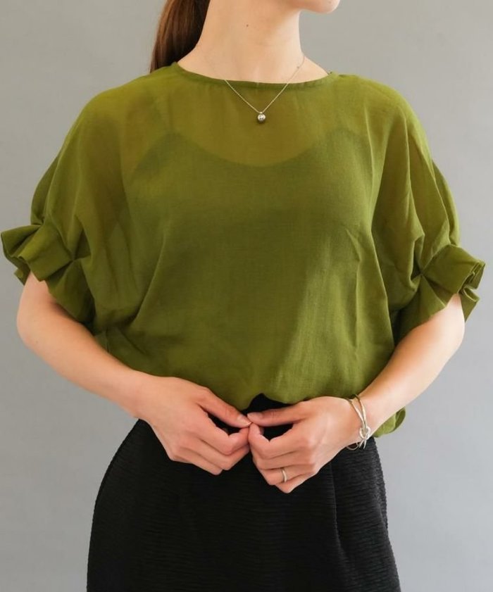 【アクアガレージ/aquagarage】の【最終値下げ価格】タックスリーブブラウス インテリア・キッズ・メンズ・レディースファッション・服の通販 founy(ファニー) https://founy.com/ ファッション Fashion レディースファッション Fashion for Women トップス・カットソー Cut & Sew Tops シャツ・ブラウス・オフィスカジュアル Elegant Blouses & Button-Ups シアー Sheer, See-Through プチプライス・低価格 Affordable / Budget Price エレガント 上品 Elegant 夏 Summer 春 Spring 秋 Autumn |ID: prp329100003785471 ipo3291000000035518239