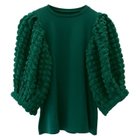 【アクアガレージ/aquagarage】の【最終値下げ価格】ポップコーンスリーブトップス モスグリーン|ID: prp329100003785483 ipo3291000000033318678