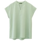 【アクアガレージ/aquagarage】のパール釦キーネックブラウス ペールグリーン|ID: prp329100003785487 ipo3291000000024908991