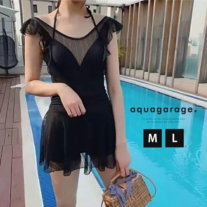 【アクアガレージ/aquagarage】のレースワンピース水着 インテリア・キッズ・メンズ・レディースファッション・服の通販 founy(ファニー) https://founy.com/ ファッション Fashion レディースファッション Fashion for Women 水着 Swimwear レディース水着・ビーチウェア Swimwear & Beachwear ギャザー Gathered, Ruffled フリル Frill, Ruffle プチプライス・低価格 Affordable / Budget Price レース Lace, Lace Fabric 水着 Swimsuit, Swimwear |ID: prp329100003785496 ipo3291000000034095220