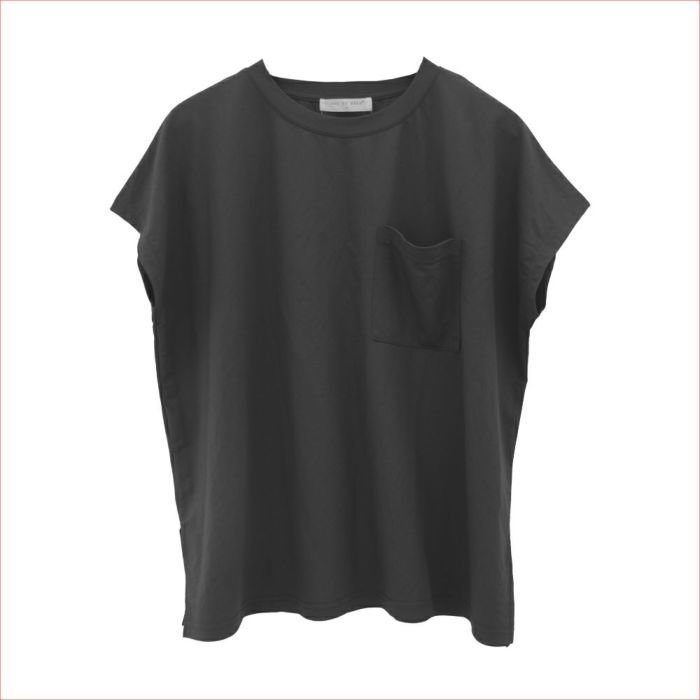 【アクアガレージ/aquagarage】の接触冷感BIG Tシャツ インテリア・キッズ・メンズ・レディースファッション・服の通販 founy(ファニー) 　ファッション　Fashion　レディースファッション　Fashion for Women　トップス・カットソー　Cut & Sew Tops　シャツ・ブラウス・オフィスカジュアル　Elegant Blouses & Button-Ups　ロングTシャツ・Tシャツ　Longline T-Shirts & Tees　カットソー・ベーシックTシャツ　Cut-and-Sewn Tops / Stretch Tees & Basics　カットソー　Cut and Sewn Top　ショルダー　Shoulder, Shoulder Strap　シンプル　Simple, Minimal　ダウン　Down, Puffer　デニム　Denim, Jeans Material　ドロップ　Drop Shoulder, Dropped Style　バランス　Balance, Style Balance　ポケット　Pocket, Pocket Detail　送料無料　Free Shipping　プチプライス・低価格　Affordable / Budget Price　おすすめ　Recommended / Our Picks　夏　Summer　ダークグレー|ID: prp329100003785509 ipo3291000000024909068