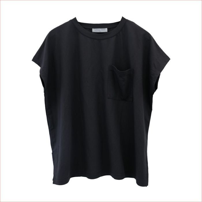 【アクアガレージ/aquagarage】の接触冷感BIG Tシャツ インテリア・キッズ・メンズ・レディースファッション・服の通販 founy(ファニー) 　ファッション　Fashion　レディースファッション　Fashion for Women　トップス・カットソー　Cut & Sew Tops　シャツ・ブラウス・オフィスカジュアル　Elegant Blouses & Button-Ups　ロングTシャツ・Tシャツ　Longline T-Shirts & Tees　カットソー・ベーシックTシャツ　Cut-and-Sewn Tops / Stretch Tees & Basics　カットソー　Cut and Sewn Top　ショルダー　Shoulder, Shoulder Strap　シンプル　Simple, Minimal　ダウン　Down, Puffer　デニム　Denim, Jeans Material　ドロップ　Drop Shoulder, Dropped Style　バランス　Balance, Style Balance　ポケット　Pocket, Pocket Detail　送料無料　Free Shipping　プチプライス・低価格　Affordable / Budget Price　おすすめ　Recommended / Our Picks　夏　Summer　ブラック|ID: prp329100003785509 ipo3291000000024909069