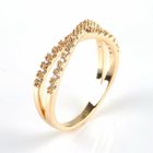 【アクアガレージ/aquagarage】の【最終値下げ価格】クロスデザインジルコニアハーフエタニティーリング 指輪 ゴールド|ID: prp329100003785562 ipo3291000000029133557